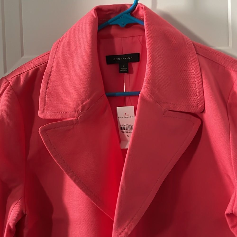 New Ann Taylor Open Front Pink Jacket - Picture 2 of 5